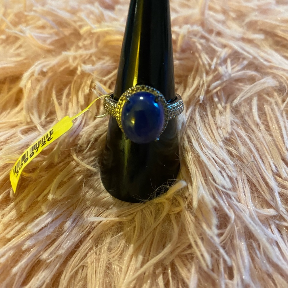 NWT Blue Lapis SS ring